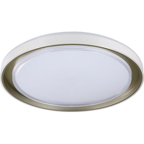 Plafoniera LED 72W 6480lm 3000-6000K 40cm Bianco/Argento Dimmerabile Serie Tengri