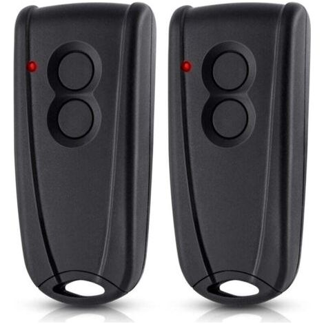Télécommande Portail Garage pour EcoStar RSC2-433 RSE2-433 RSZ1-433, Compatible avec Hormann Ecostar Liftronic/TUBAUTO EuroPro 500/700/800 Portronic D2500/D5000/S4000, 2 Pièces (1/4)