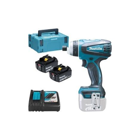 Makita DTP131RMJ  Taladro atornillador  de impacto  a batería  14,4V  / 4,0  Ah, 2  baterías +  cargador en  MAKPAC (1/5)
