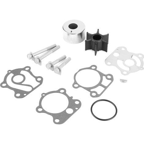 Kit de réparation de turbine de pompe à eau 692-W0078-02, compatible Yamaha 2 temps 4 temps 60TLR 70TLR C75TLRS, remplacement pièce d'usure, refroidissement moteur. (1/5)
