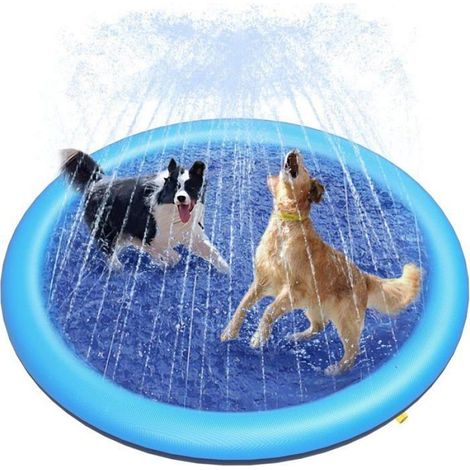 150 cm Hunde-Pool (rutschfeste Wasserspielmatte) Wasserspielmatte für Hunde, Haustiere und Kinder (1/5)
