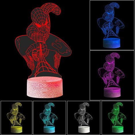 Lampe de table LED, 7 couleurs, pour la table de chevet, le bureau, le salon ou comme élément décoratif, pour une utilisation quotidienne en intérieur.-AquaForge (1/5)