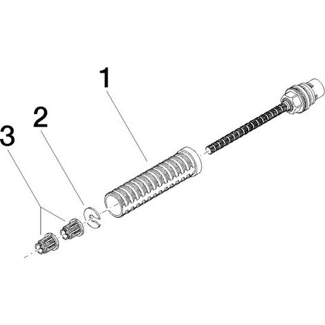 Partie supérieure DO, fermeture à droite, pièces de rechange 90900314300 1/2 pouce (1/2)