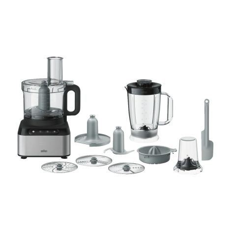 Küchenmaschine Braun fp 3233 si 800W Kapazität 2,1L