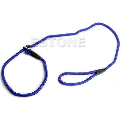 Laisse de chien 47-51 pouces, poignée confortable, corde colorée solide en nylon, résistante et durable, anti-morsure pour petit chien. (1/4)