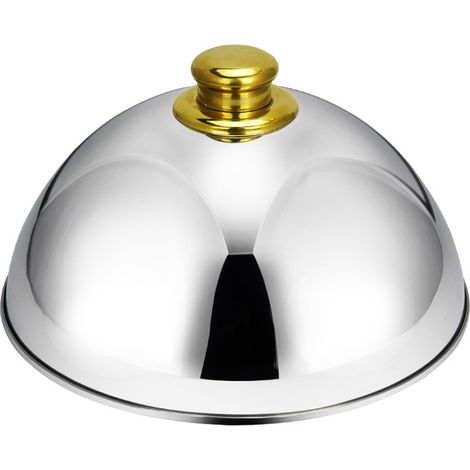 Cloche de Restaurant en Acier Inoxydable, Couvercle de Plat de Service, Dôme de Protection Alimentaire (1/5)