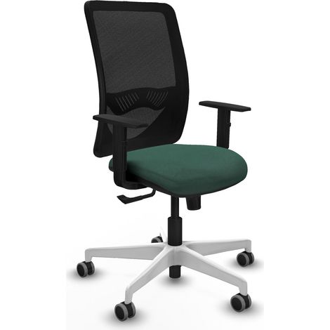 Chaise de bureau piqueras y crespo Zulema noir mousse épaisse (1/2)
