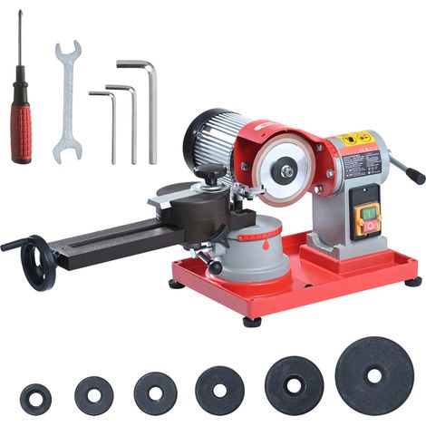 Mophorn Affilatrice per lame circolari 370W 3600RPM e mola da 5 pollici,Lame più affilate per un taglio superiore (1/5)