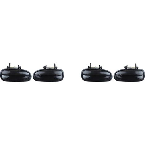 4 manijas exteriores de puerta para automóvil compatibles con Honda Civic EK3 1996 1997 1998 1999 2000 (manija de puerta trasera) (1/2)