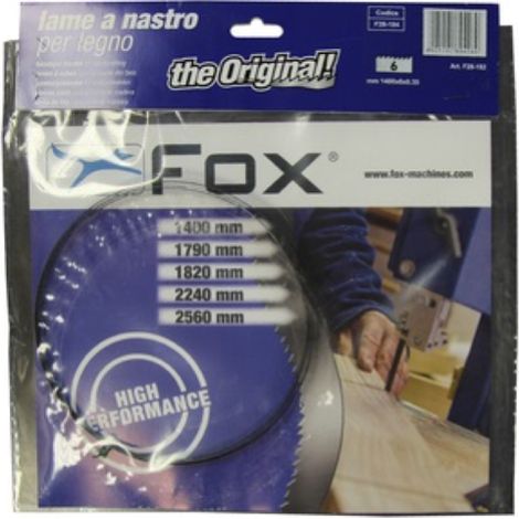 ruban de rechange 6 mm pour scie Fox mod F28-182 scies A bois