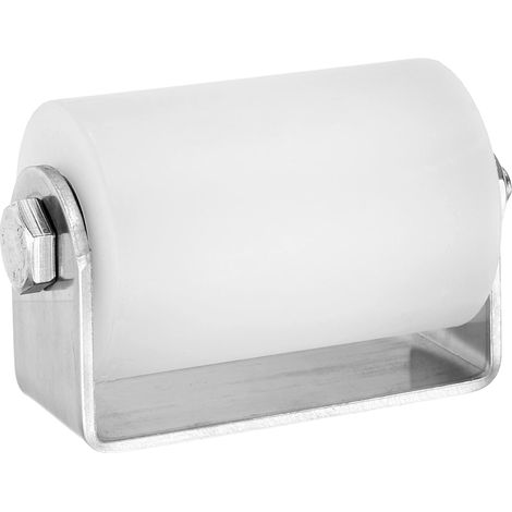 Rouleau Guide Pour Porte Coulissante 4" Guidage En Nylon Blanc (1/5)