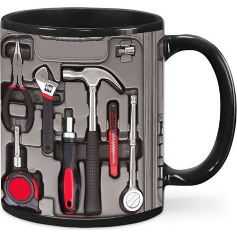 Tasse/Gobelet en céramique - B - 325 ml (Boîte à outils du mécanicien)