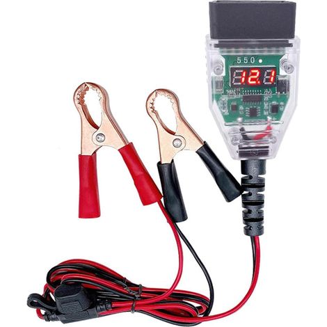 Connecteur de protection de sauvegarde de mémoire de voiture OBD2 Changement de batterie Économiseur de mémoire ECU Protecteur de mise hors tension Remplacement de batterie OBDII (1/5)