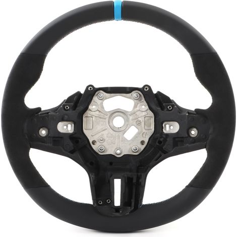 Volant en daim avec coutures Mtri 32302462910 de remplacement pour M3 M4 G80 G82 G83 F4X G2X M Sport (anneau bleu 12 O-Clock) (1/5)