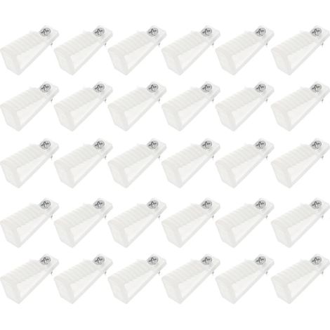 Clips de fixation pour guirlandes lumineuses 3 mm, 30 pièces, vis suspendre les à l'intérieur et (1/5)