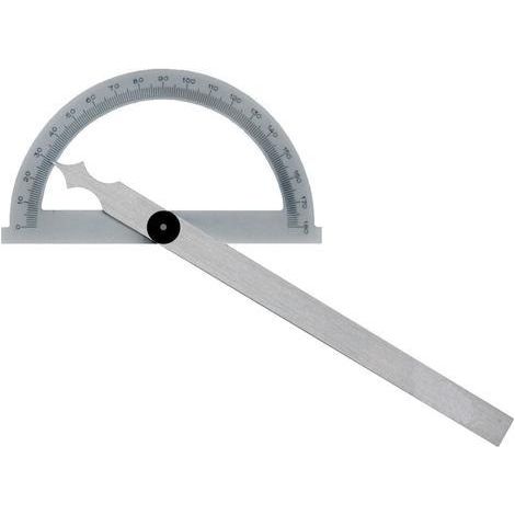 Gradmesser mit Feststellschraube 150mm - Winkelmesser Messbereich Messbereich 0-180 Grad (1/4)