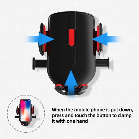 Support universel pour voiture à 360°, fixation pare-brise/tableau de bord, support téléphone/GPS - Ventouse, noir, 1467 (1/3)