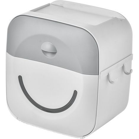Porte-Serviette en Papier éTanche Porte-Papier HygiéNique Wc Rouleau Support de Papier BoîTier Tube BoîTe de Rangement pour Toilette (1/5)