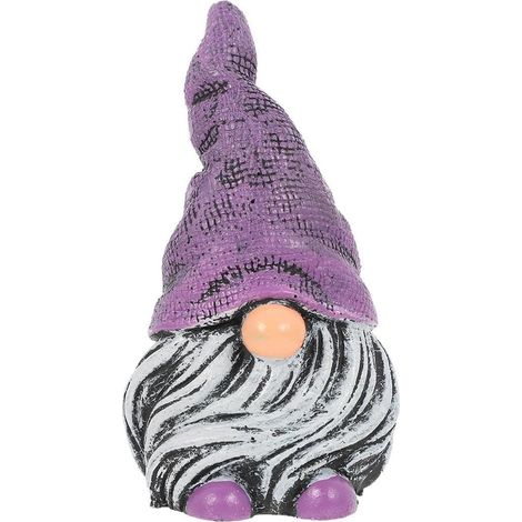 Miniatur Dekorative Gnomfigur mit violettem Kunstharz aus