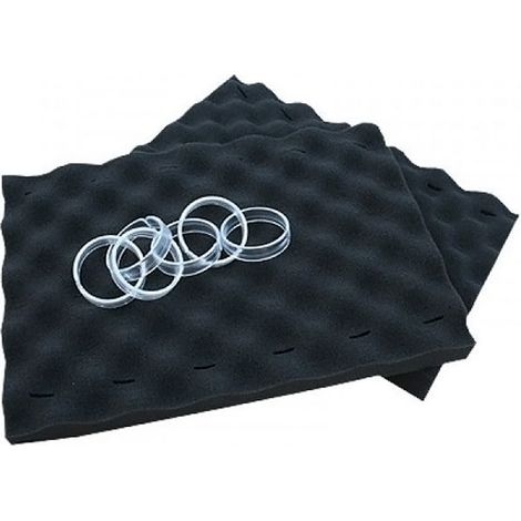 set di 2 spazzole in schiuma + 14 clip per robot indaco - W0887A - Zodiac