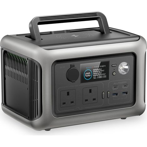 ALLPOWERS Portable Power Station R600, 299Wh LiFeP04 Battery with 2x 600W (1200W Surge) AC Outlets Solar Generator, Recharge from 0-100% in 1 Hour, for Outdoor Camping RV Home Use (1/5)