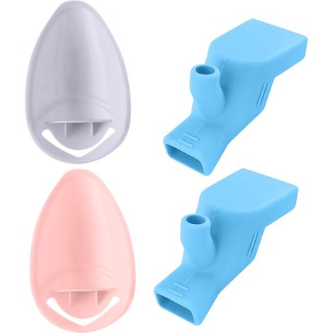 Lot de 4 Rallonge de robinet, Dévidoir d'eau, Polypropylène, Anti-éclaboussures, Pour enfant, Cuisine, Salle de bain