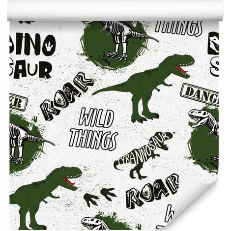 Carta da parati con dinosauri per soggiorno e camera da letto, 50x1000 cm (1/5)