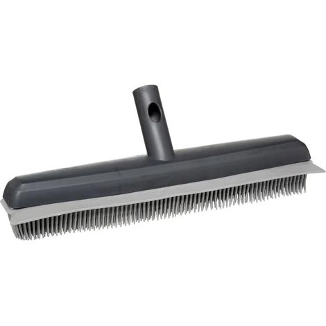 Tête de Balai Plat Caoutchouc "Click" 33cm Gris (1/2)