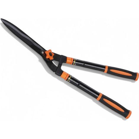 Forbice cesoia da pota con manici telescopici e lama in acciaio 30 cm per siepe (1/2)