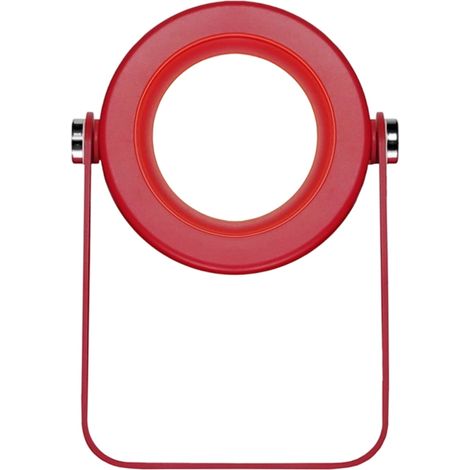 Lanterne Rétro - Lampe USB Rechargeable - 3 Niveaux De Luminosité - Pour Camping Extérieur Et Décoration Intérieure - Rouge (1/5)