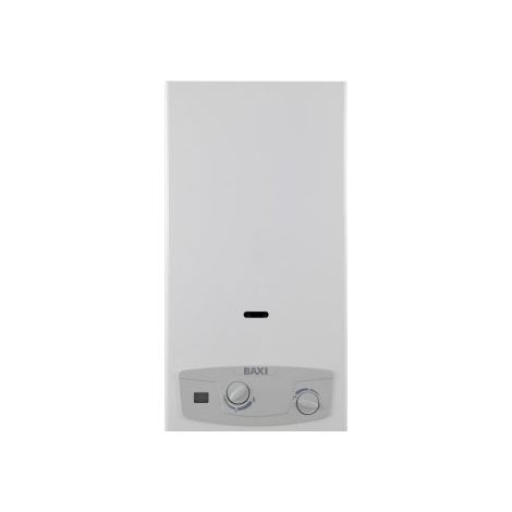 Scaldabagno a gas Baxi acquaprojet+ blue gl 14i 14 lmin