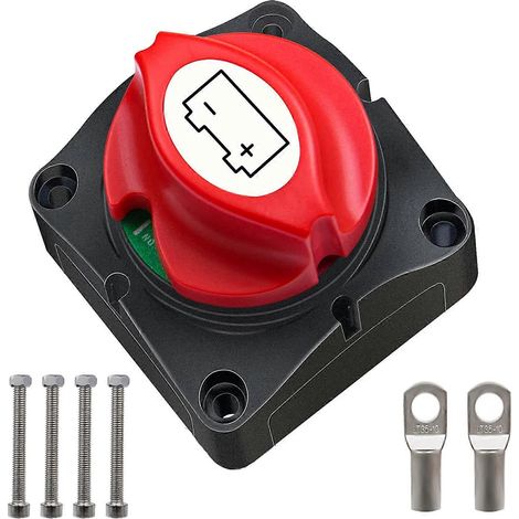 Interrupteur coupe-batterie 12 V 24 V 48 V 60 V, étanche, pour bateaux, voitures et camping-cars. (1/5)
