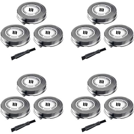 4 Têtes de Rechange SH30 Compatibles Rasoirs Séries 3000 2000 1000 Lames de Rasoir (1/4)