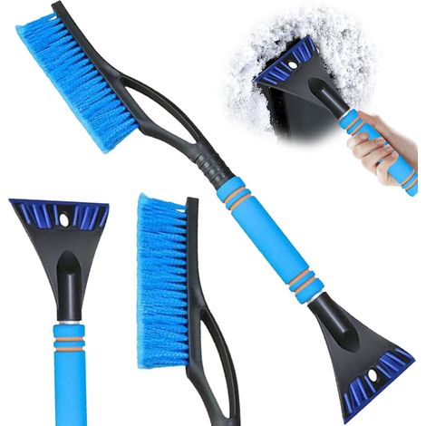 Car ice scraper, car ice scraper with brush, car ice scraper with ice breaker function, car windshield scraper, detachable ice scraper, effective car ice scraper, ice scraper for cars, trucks and SUVs (1/5)