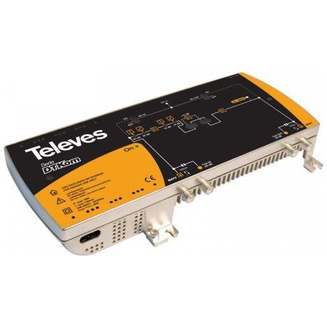 Amplificatore centrale Dtkom Matv 1E/1S "F" V/U G41..53dB