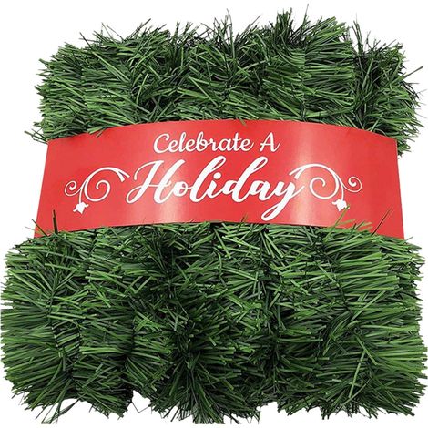Guirlande De Noël Artificielle - Branches De Pin Vert - Pour Cheminée Table Et Porche - 540 Cm - 1 Pièce (1/5)