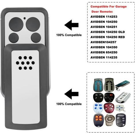 Télécommande et récepteur pour porte de garage, accessoire de commande automatique (1/5)