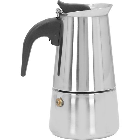 Cafetière Moka classique en acier inoxydable (1/5)