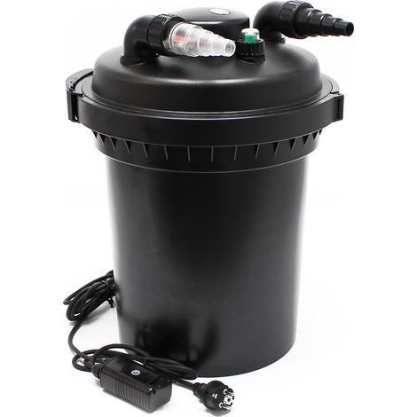 SunSun CPF-380 Filtro a pressione con UVC 11 W e chiarificatore per laghetti fino a 12.000l d’acqua
