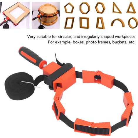 Plastic Strap Clamp for Band Support, 13.1 Foot Tool, Woodworking Clamps, Grouping Clamps, Fasteners, Strap Clamps (1/5)