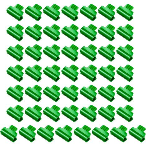 50 clip per serra, clip di supporto multifunzionali e riutilizzabili per serra, 25 mm