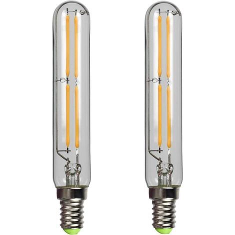 E14 LED-Filamentlampe – 4 W – 2700 K Warmweiß – Schraubsockel – Klarglasröhre – 4er-Pack (1/5)