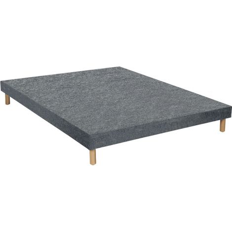 Sommier Essenzia TRADITION GRAPHIC 13cm Couleur 2x70x190 Anthracite Lattes (1/2)