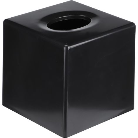Boîte de rangement carrée multifonctionnelle en plastique pour mouchoirs en papier, idéale pour le salon, la salle de bain, la voiture et la cuisine. (1/5)