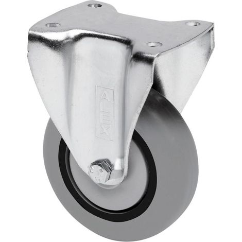 RUEDAS ALEX rueda fija 17bh80cp-pgisb poliamix-goma gris eje bolas (1/3)