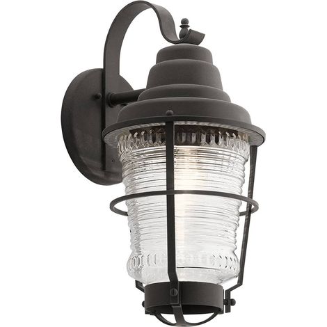 Chance Harbor Lanterna da parete Kichler Outdoor 1 luce Zinco resistente alle intemperie IP44 (1/5)