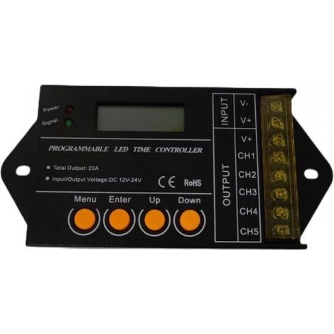Centralina Led Timer Alba Tramonto Programmabile Time Led Controller Per Acquari Canarini Serre TC420