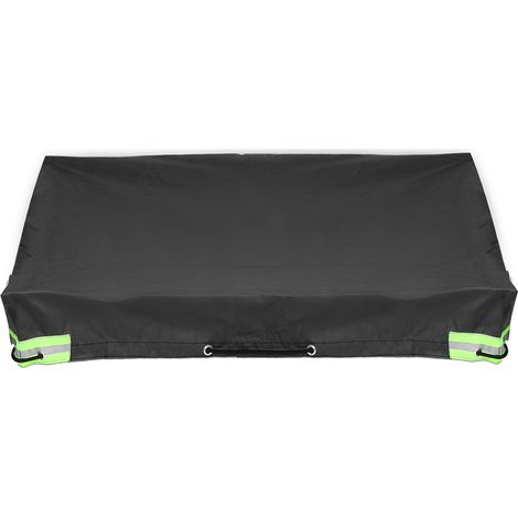 Durable Trailer Cover + Rubber Belt Waterproof 214x122cm Blue