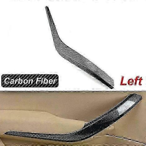 Convient pour BMW X1 E84 2010-2016 - Cache de poignée de porte intérieure - Poignées de porte intérieures en fibre de carbone - Gauche (1/4)