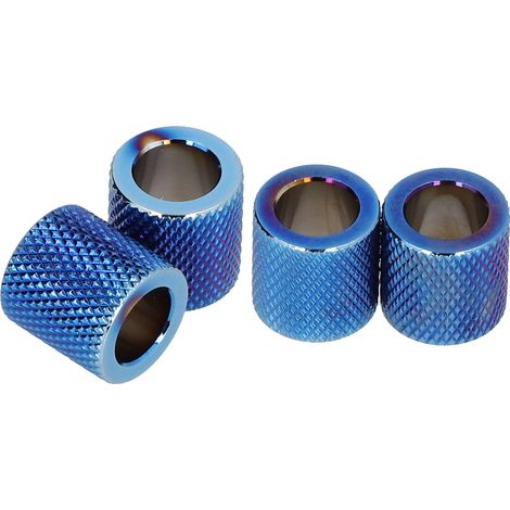 4 pièces anneaux de repose-tête voiture cristal décoration intérieure universel auto SUV camion bleu (1/5)